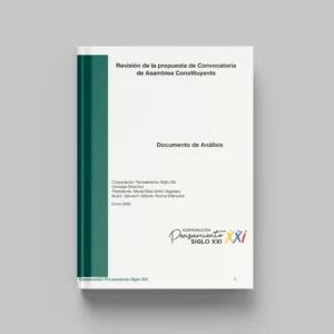 REVISIÓN DE LA PROPUESTA DE CONVOCATORIA DE ASAMBLEA CONSTITUYENTE